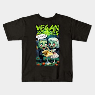 Vegan Zombies Kids T-Shirt